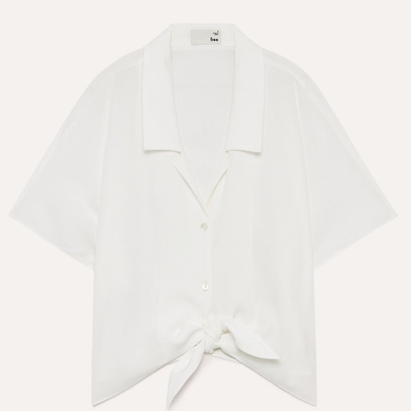 Aritzia Tie-Front Blouse - Picture 7 of 7